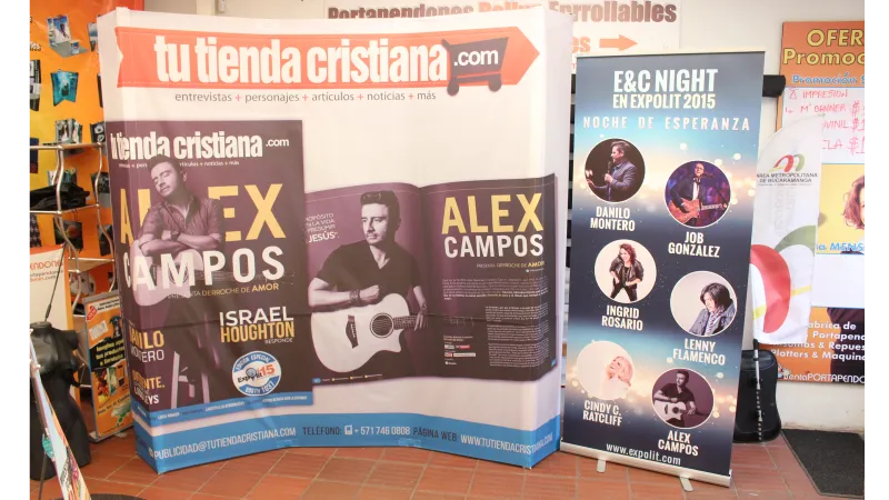 Pop Up Textil con Velcro